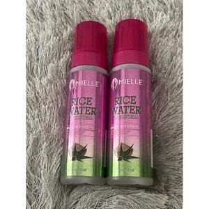 Mielle Organics Rice Water & Aloe Vera Braid Set Foam 7.5oz 2 Pack New